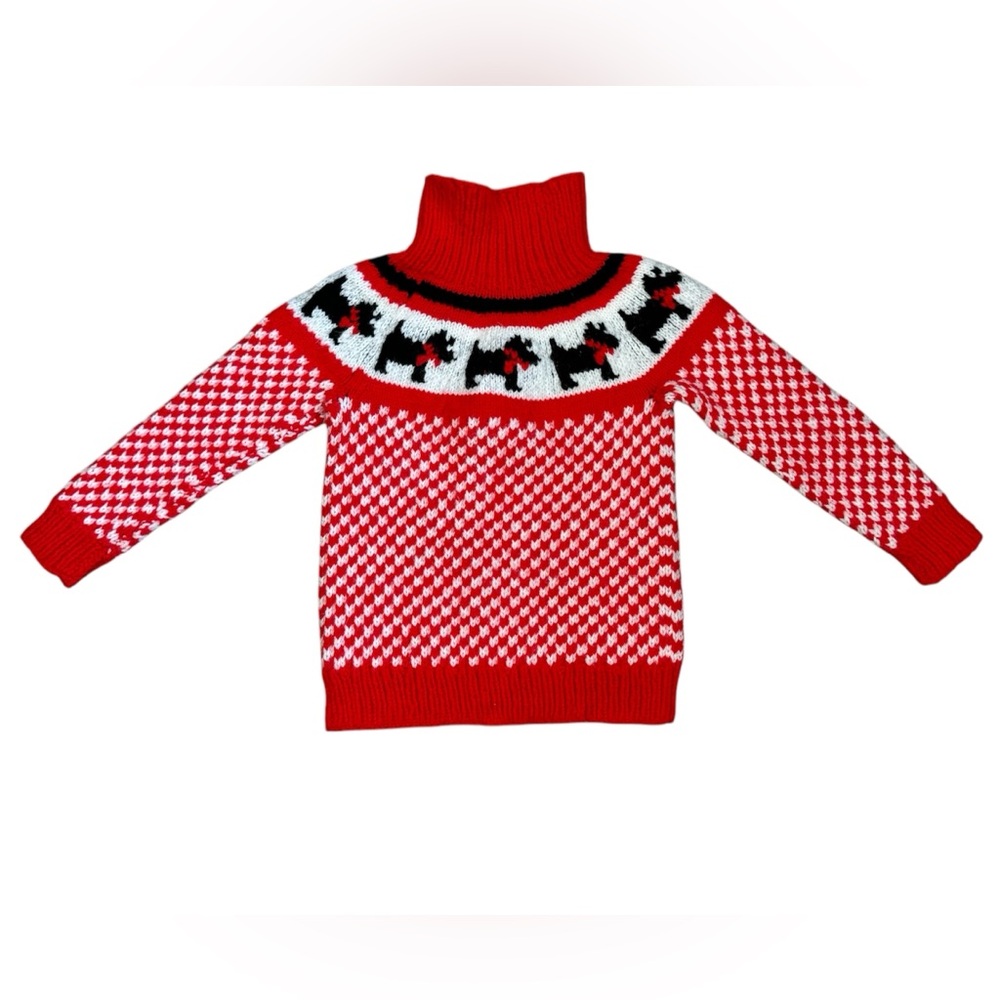 Toddler Scotty Dog Christmas Sweater Size 18-24 mos